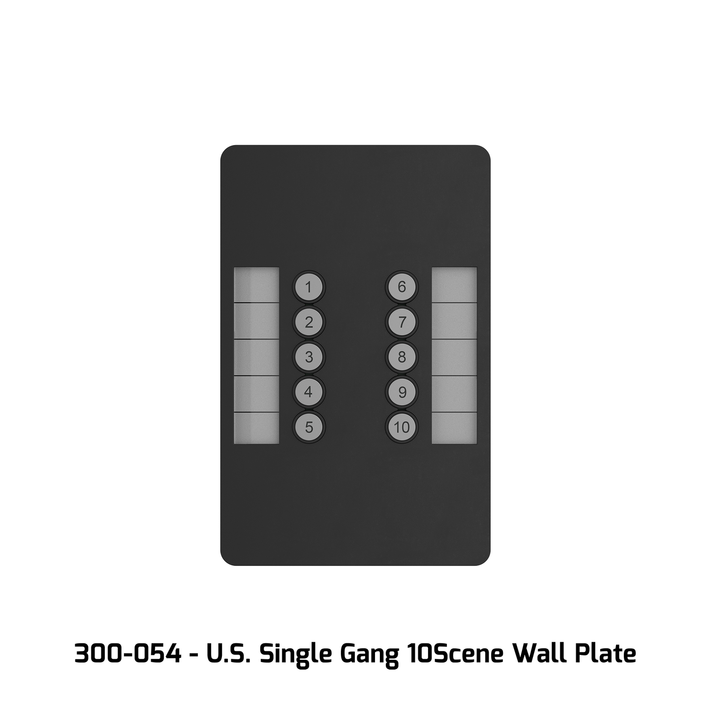 GeNetix 10 Scene Wall Plate (Dual Pack) US, incl. Front in b/w