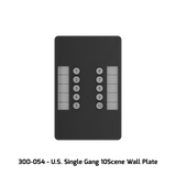 GeNetix 10 Scene Wall Plate (Dual Pack) US, incl. Front in b/w