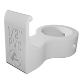 Vinyl Siding to Vertical Closed Pipe Clips for PVC