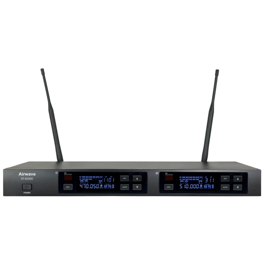 AT-6210D | 2 Channel Digital Wireless Handheld Microphone System