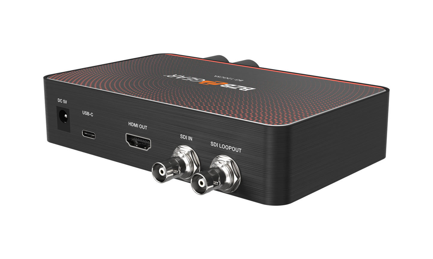 12GCSA: USB-C 12G-SDI Video Capture Card Box with Scaler/HDM/SDI Loop Out and Audio