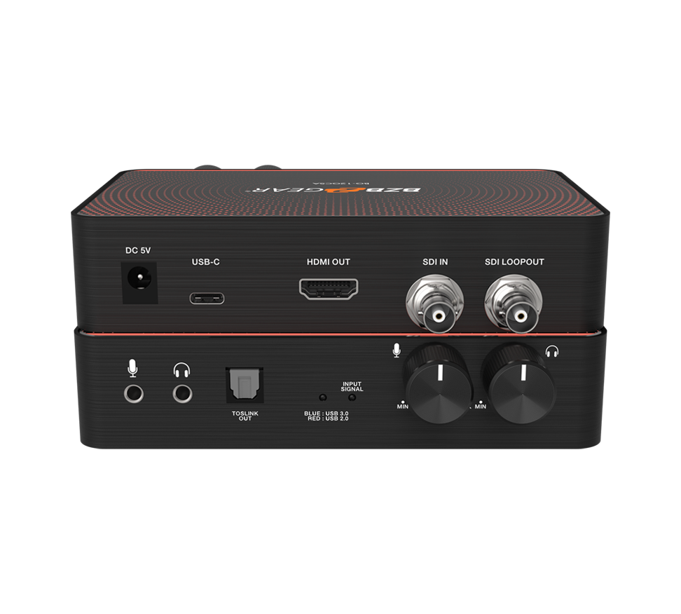 12GCSA: USB-C 12G-SDI Video Capture Card Box with Scaler/HDM/SDI Loop Out and Audio