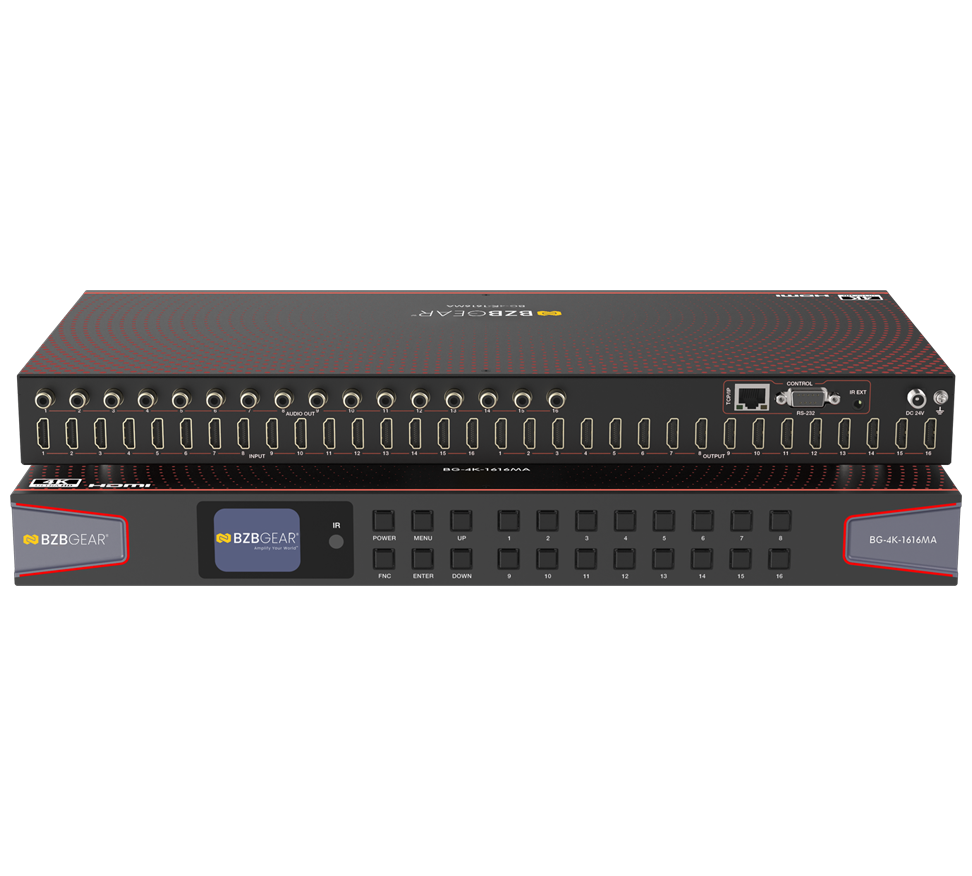 4K HDMI 16x16 Matrix Switcher