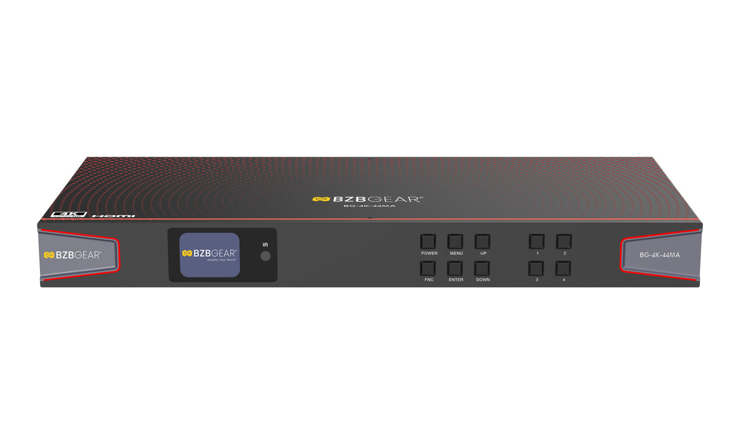 4K-44MA: 4K HDMI 4x4 Matrix Switcher
