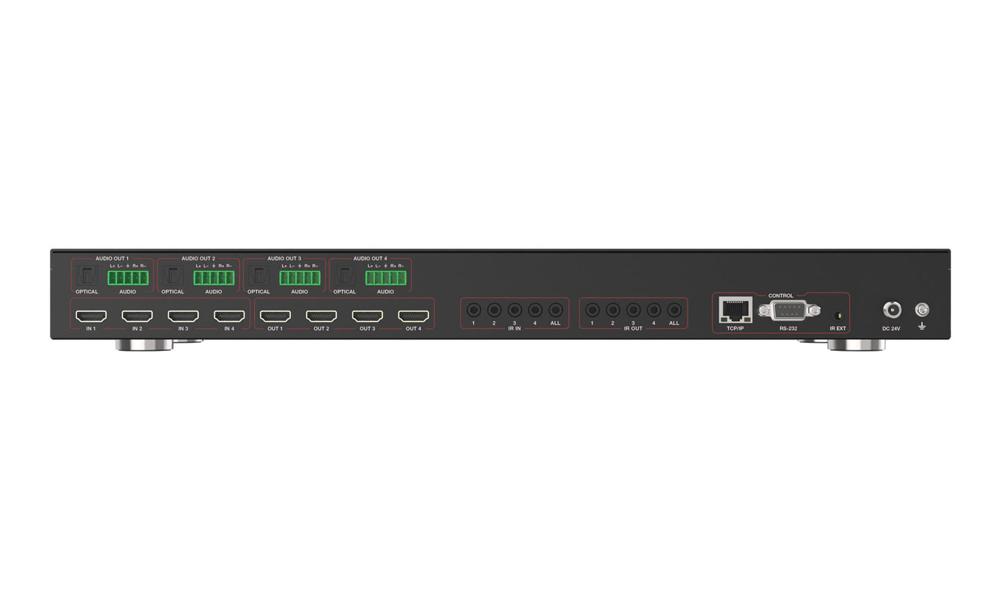 4K-44MA: 4K HDMI 4x4 Matrix Switcher