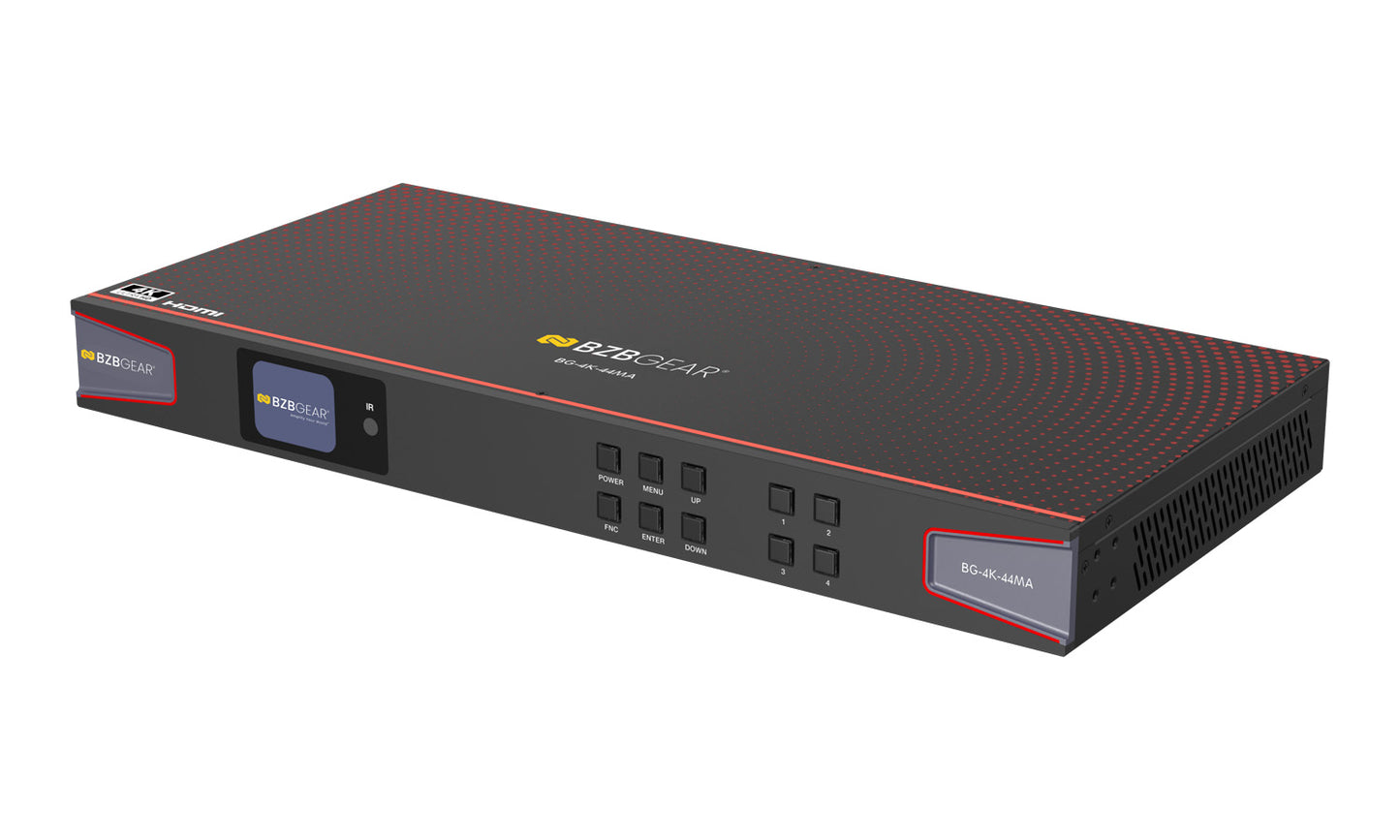4K-44MA: 4K HDMI 4x4 Matrix Switcher