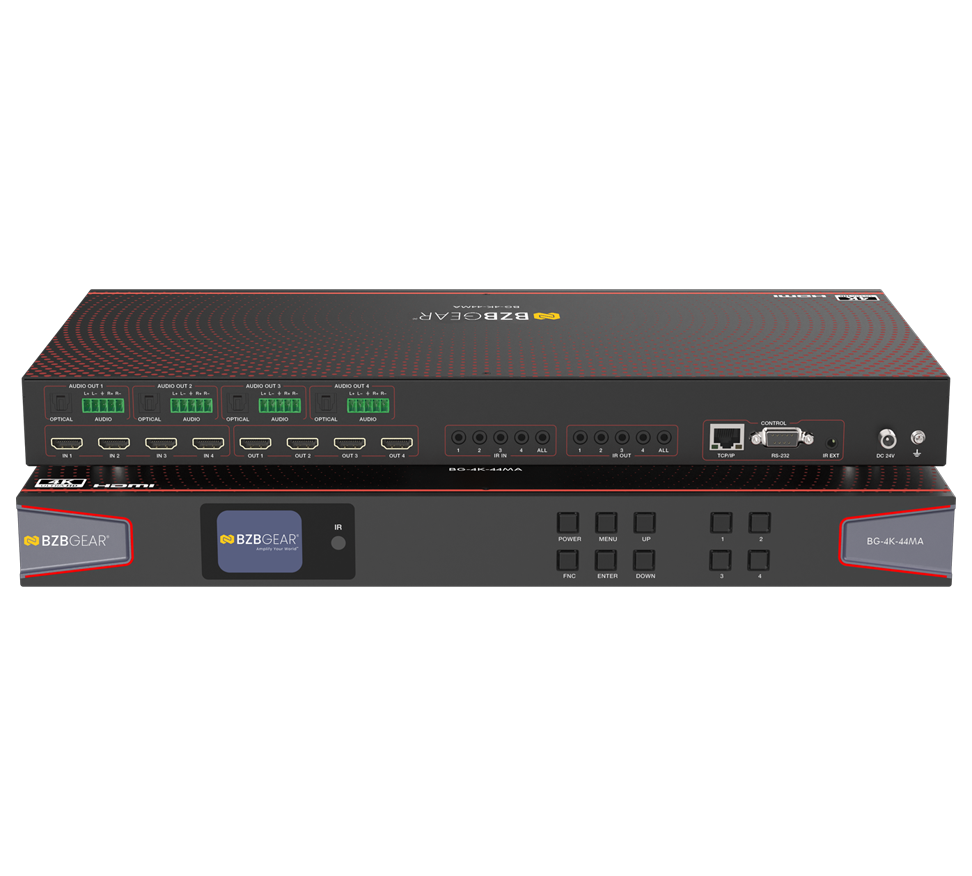 4K-44MA: 4K HDMI 4x4 Matrix Switcher