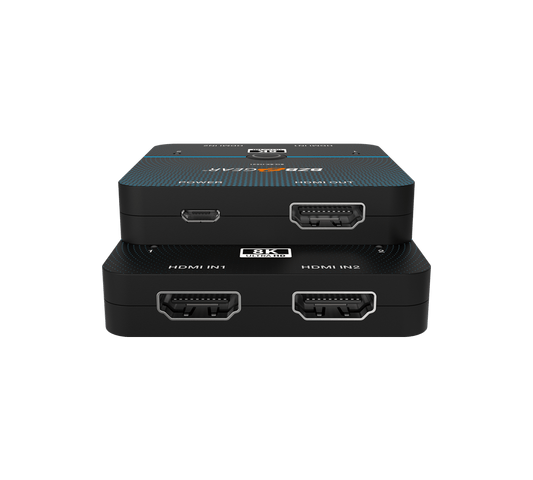 2x1 8K Ultra Slim HDMI Switcher