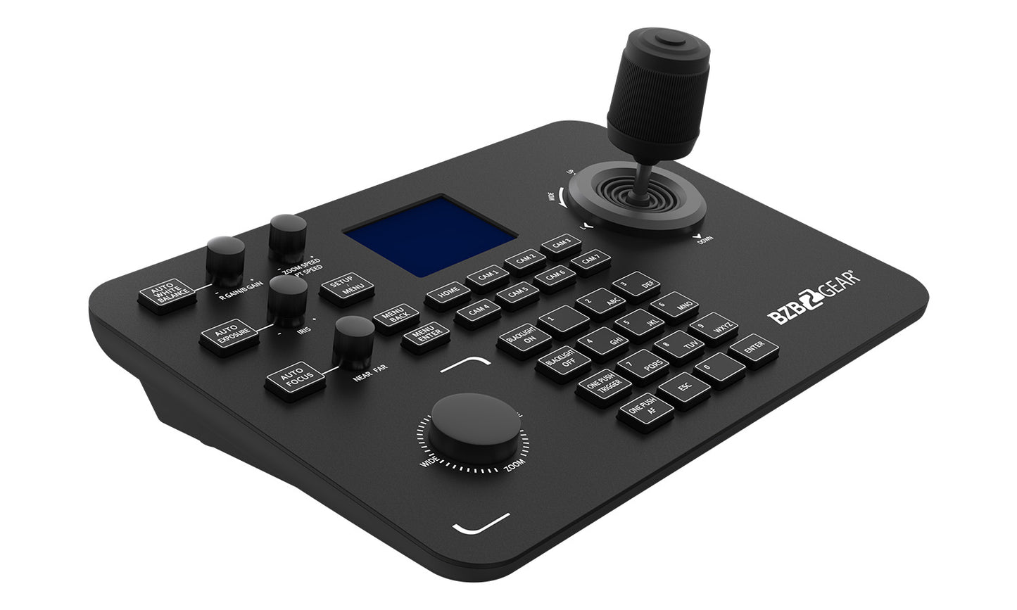 Commander: Universal Advanced Serial and IP PTZ Joystick Controller with POE(IP/RS-232/422/485)