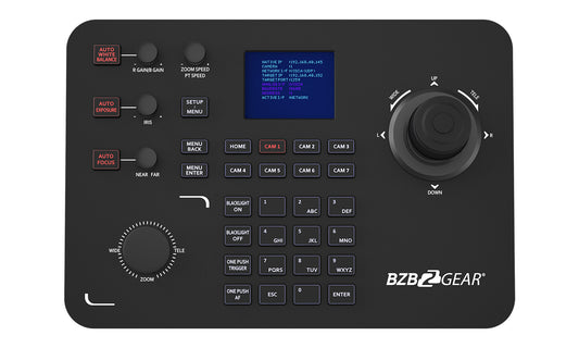 Commander: Universal Advanced Serial and IP PTZ Joystick Controller with POE(IP/RS-232/422/485)