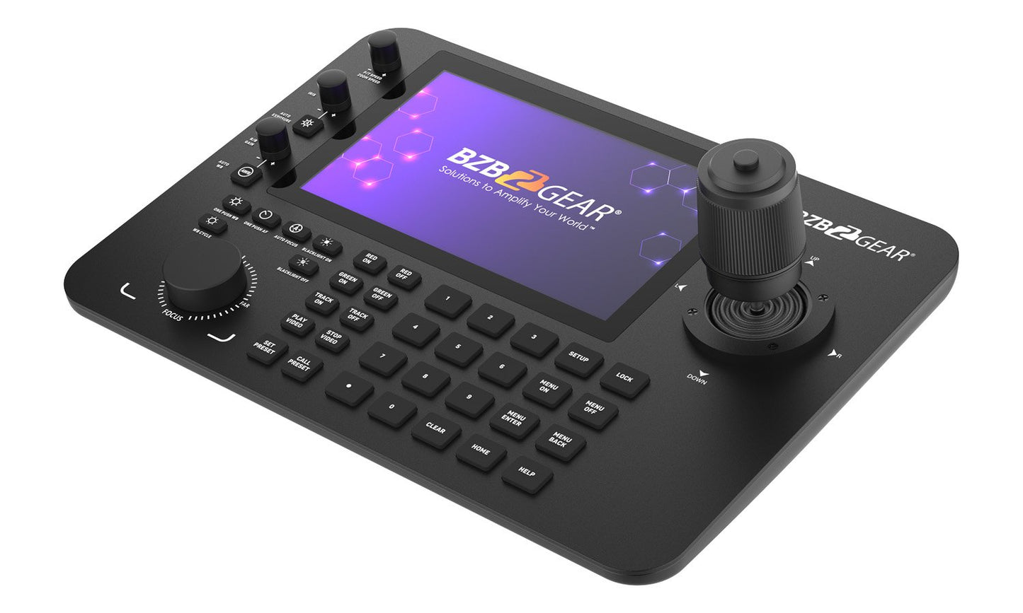 Commander-Pro: Professional Serial and IP PTZ Joystick Controller with Touchscreen and POE(IP/RS-232/422/485)
