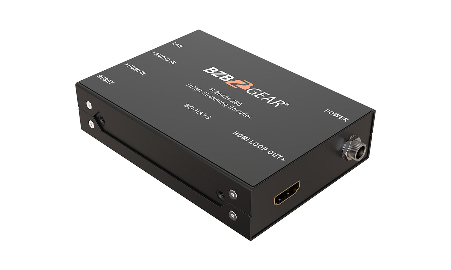 HAVS: 1080P H.264/265 HDMI Video and Audio Streaming Encoder