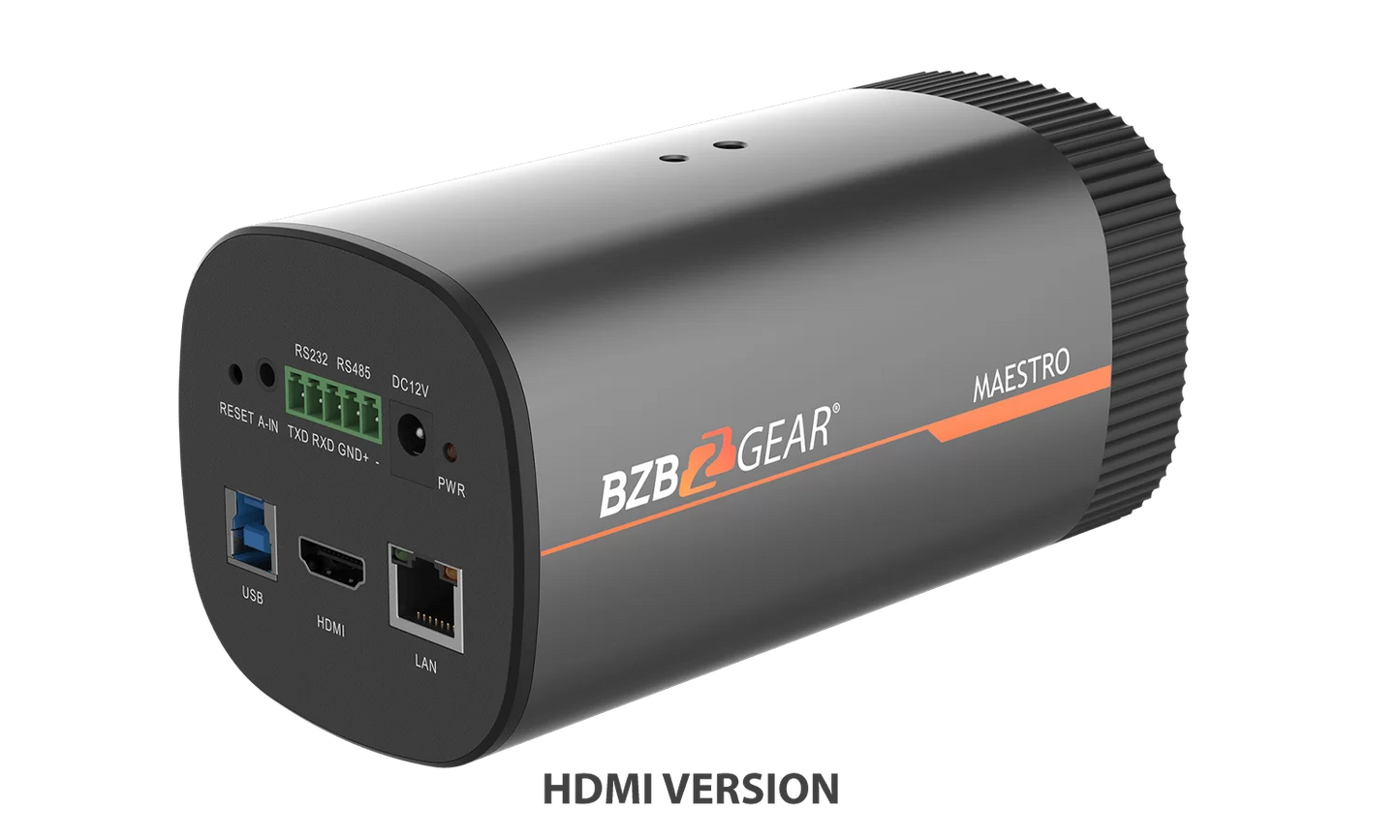 BG-Maestro: 8MP HDMI/USB3.0/IP Wide Angle Educational Auto Tracking Camera with POE