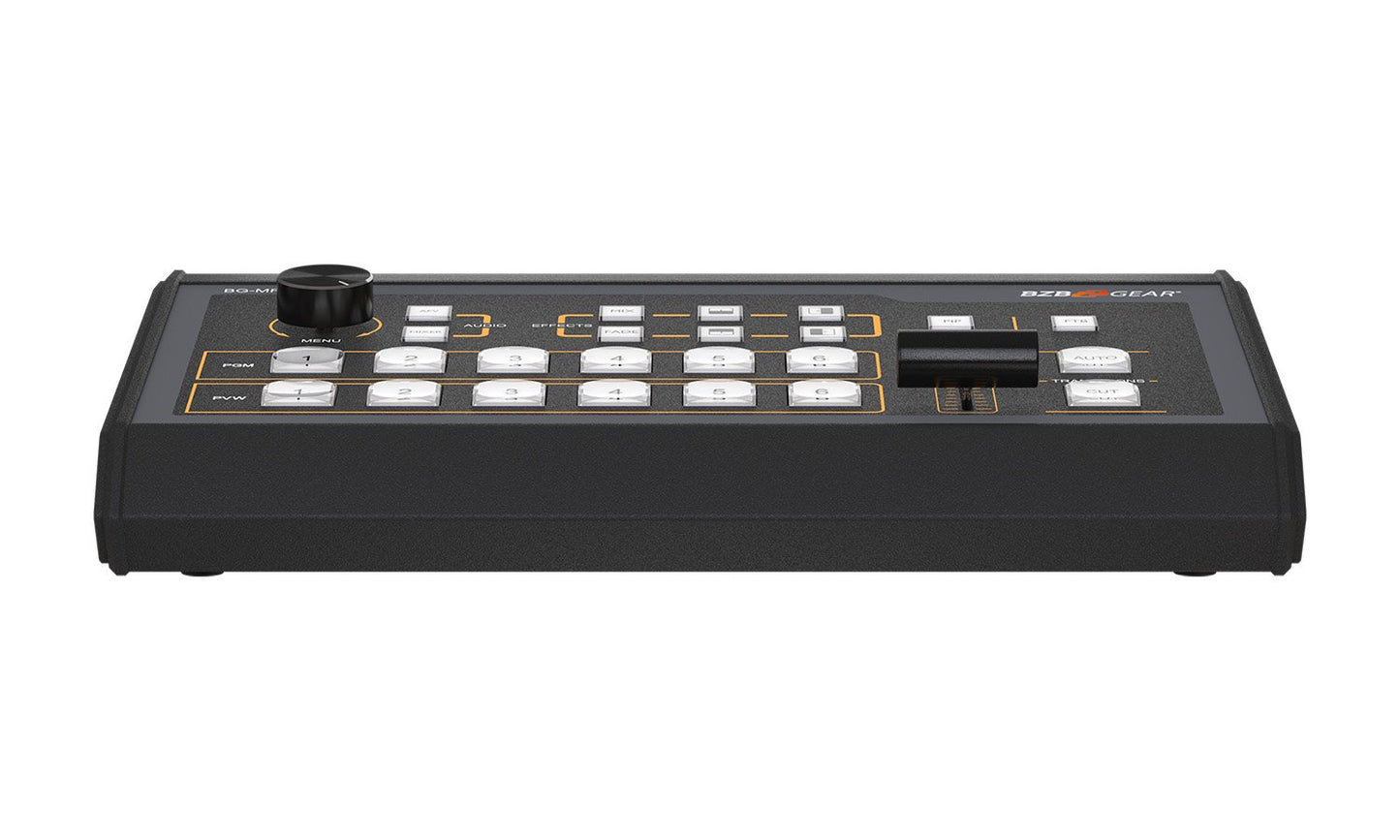 MFVS61-G2: 6-Channel 1080P FHD SDI/HDMI Live Streaming Multi-Format Video Switcher Mixer with PIP/USB 3.0 Capture Card