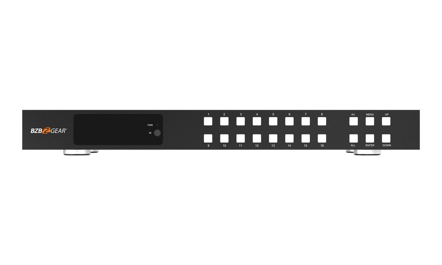 16x16 4K UHD HDMI Matrix with Advance EDID/Audio De-embedding/Downscaling and CEC