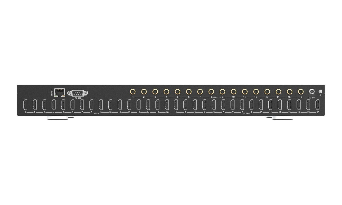 16x16 4K UHD HDMI Matrix with Advance EDID/Audio De-embedding/Downscaling and CEC