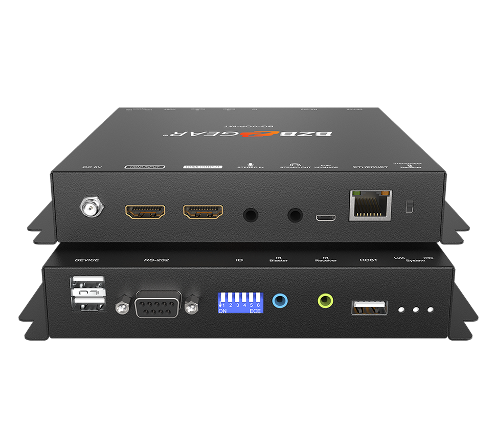 VOP-MT: 4K UHD HDMI Over IP Multicast Transceiver with Video Wall/KVM/USB/POE Support