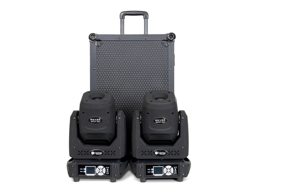 Mover Spot 150
2-Pack Bundle w/ Flight Case Trolley
