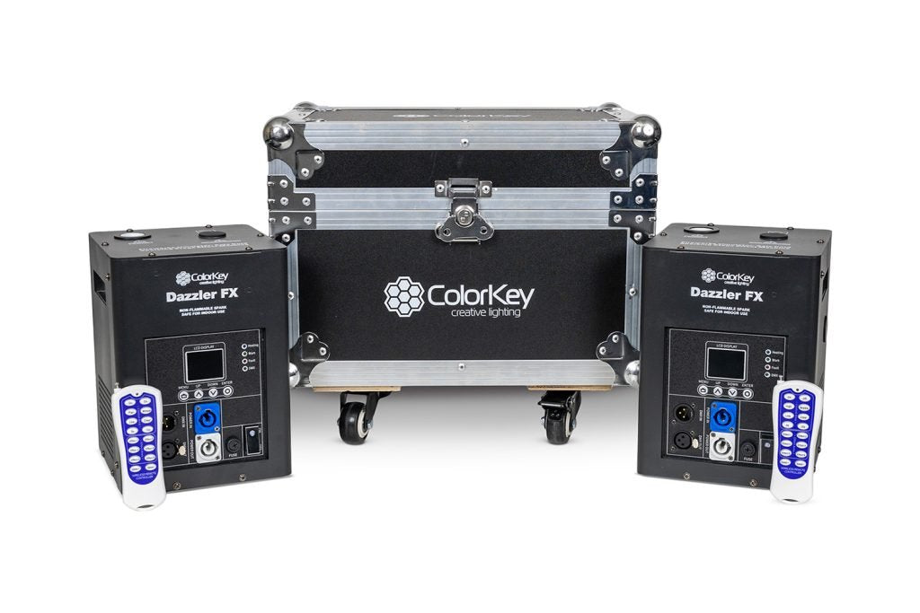 Dazzler FX MKII 2-Pack Bundle w/ Flight Case (Black)