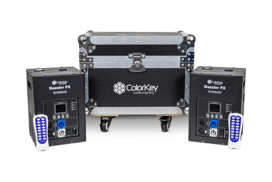 Dazzler FX MKII 2-Pack Bundle w/ Flight Case (Black)