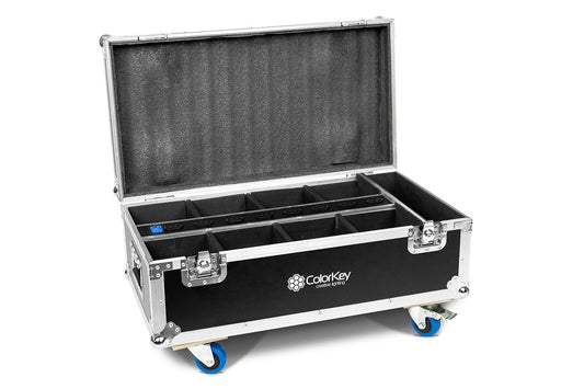 8-pc Charging Flight Case w/ Casters for AirPar HEX 4