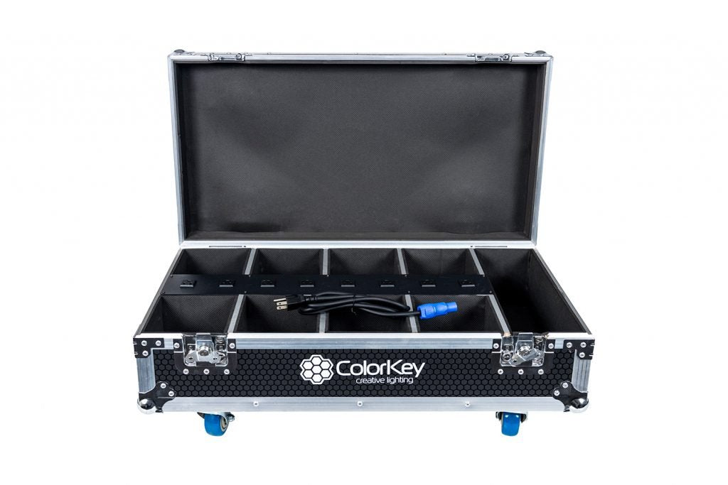 MobilePar Mini Hex 4 8-Pack Bundle w/ Charging Flight Case