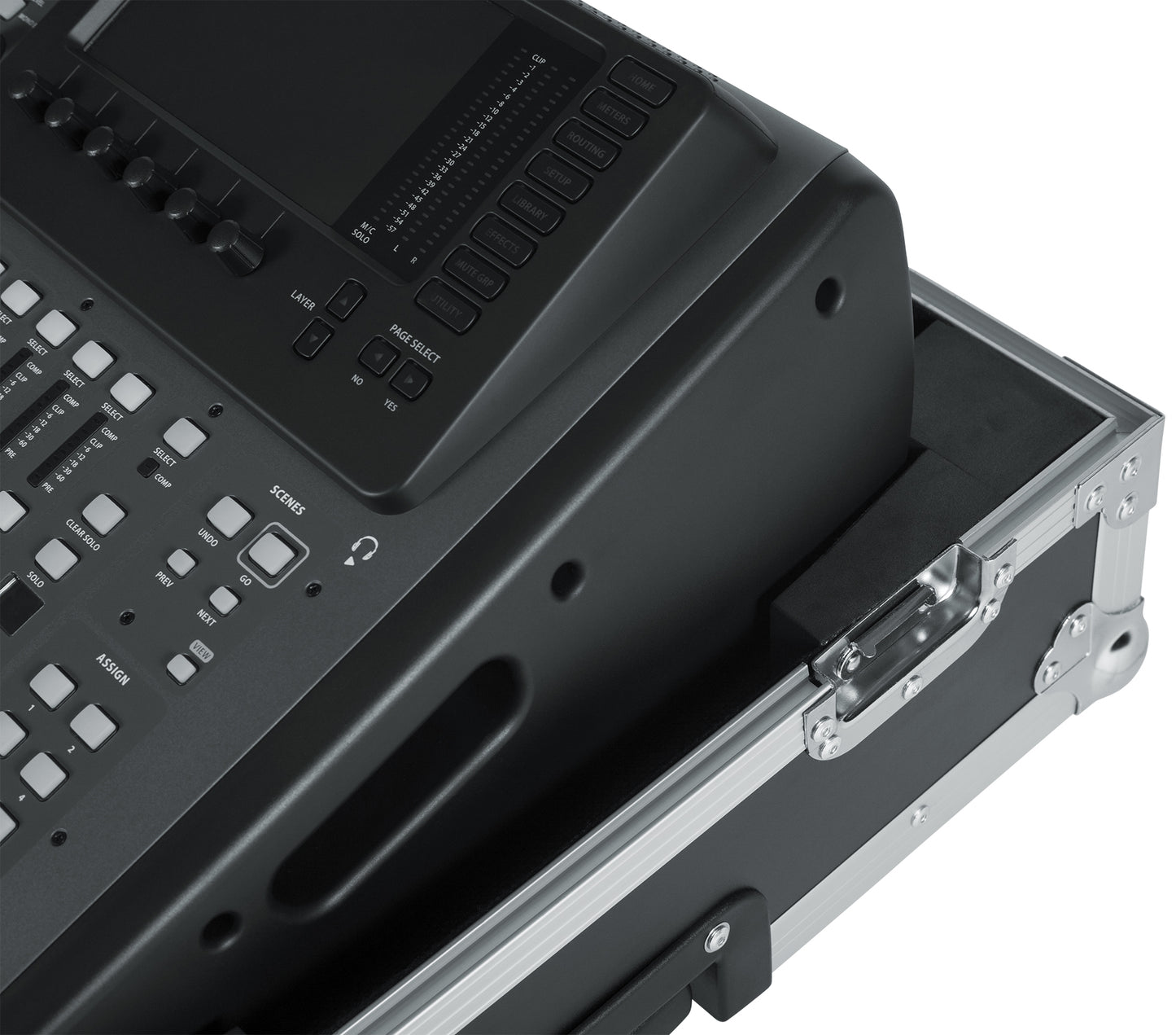 Road case for Behringer X-32 Compact Mixer with Doghouse