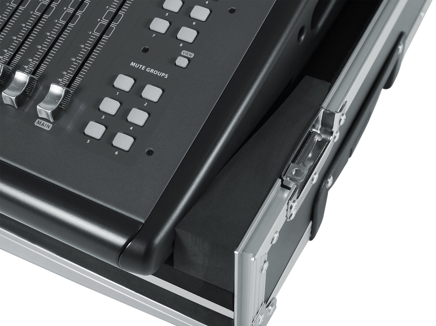 Road case for Behringer X-32 Compact Mixer with Doghouse