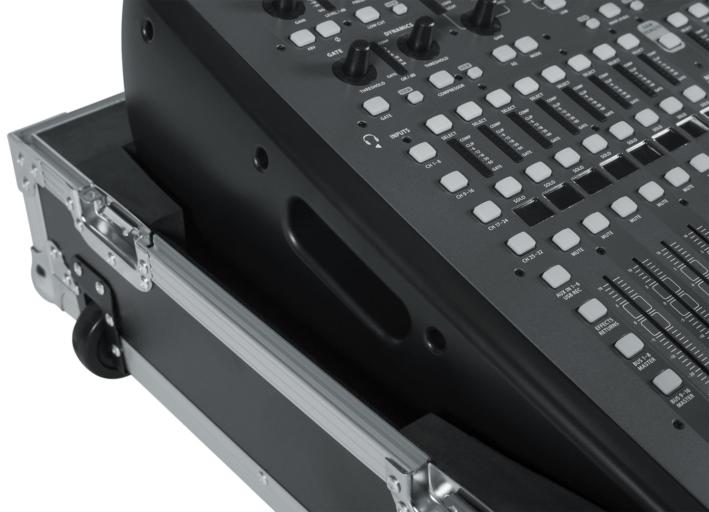 Road case for Behringer X-32 Compact Mixer with Doghouse