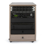 Frameworks Elite Angled Studio Rack - 12U Gray
