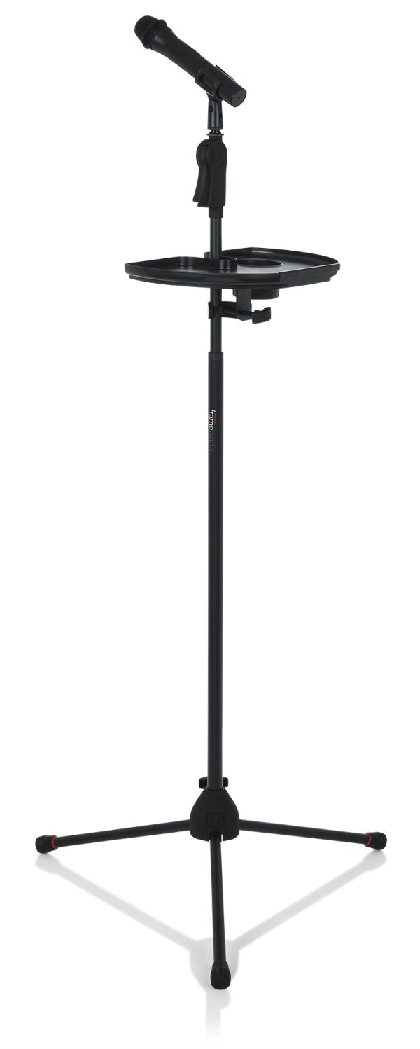 Extra Large Microphone Stand with Accessory Tray