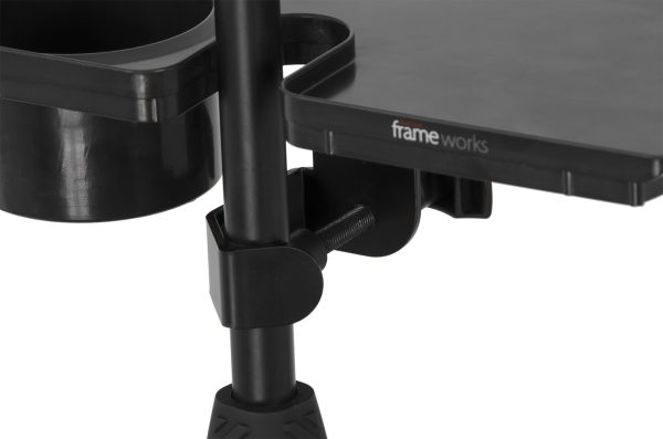 Mic Stand Accessory Tray With Drink Holder