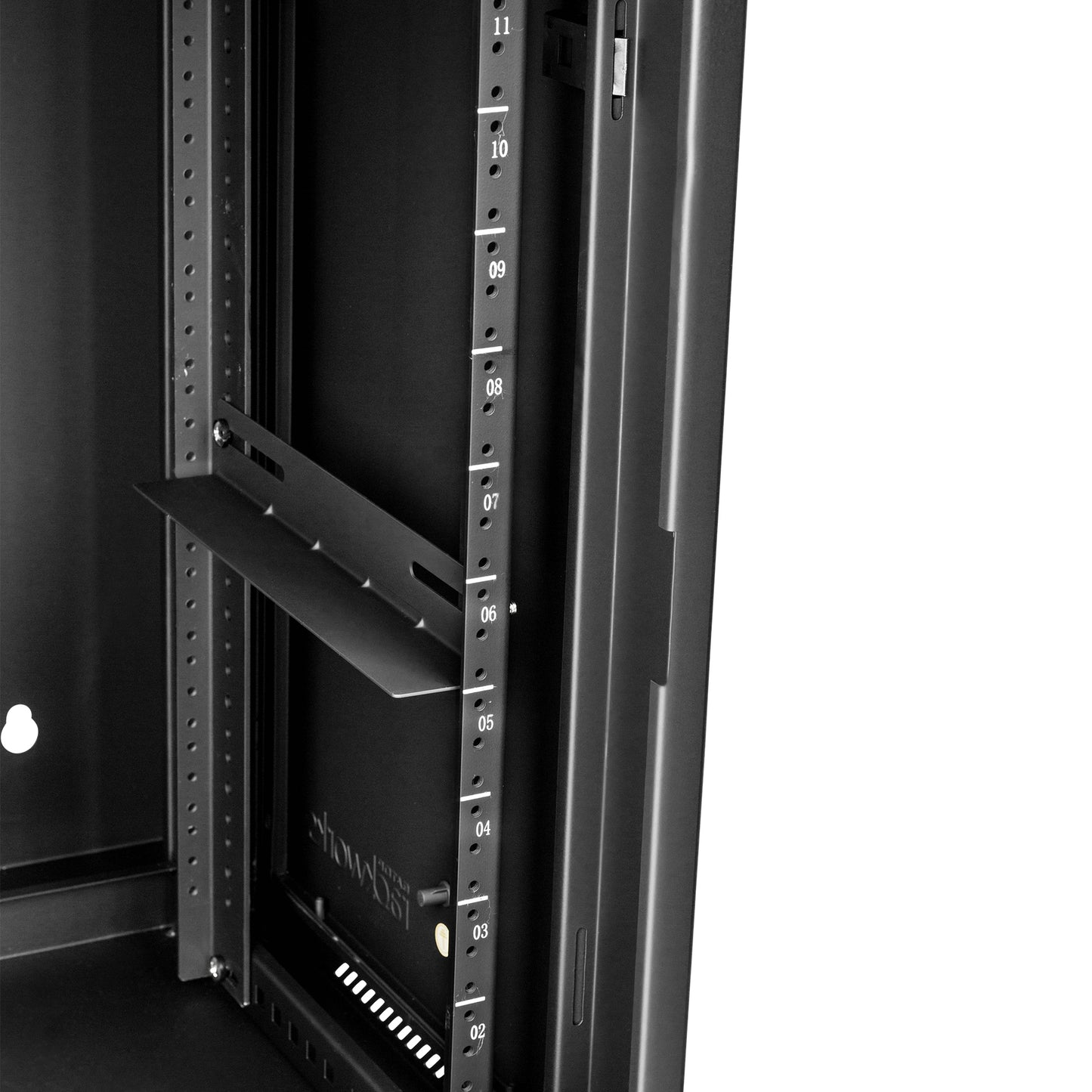 12U 21" Deep Sectional Wall Rack, Steel Door