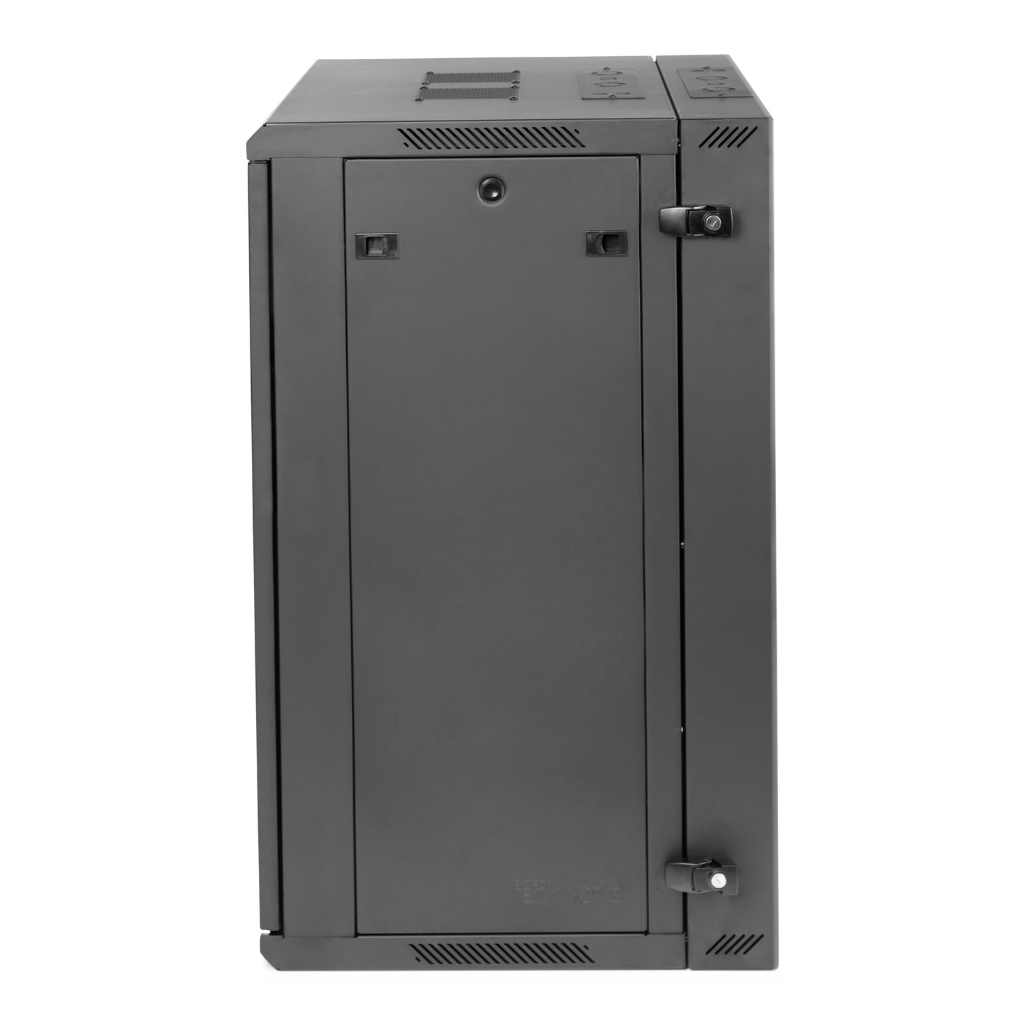 18U 21" Deep Sectional Wall Rack, Metal Door