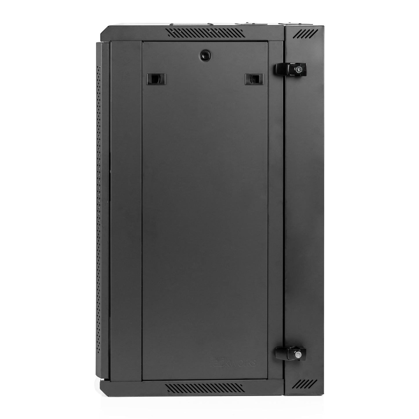 18U, 21" Deep Sectional Wall Rack, Vented Glass Door