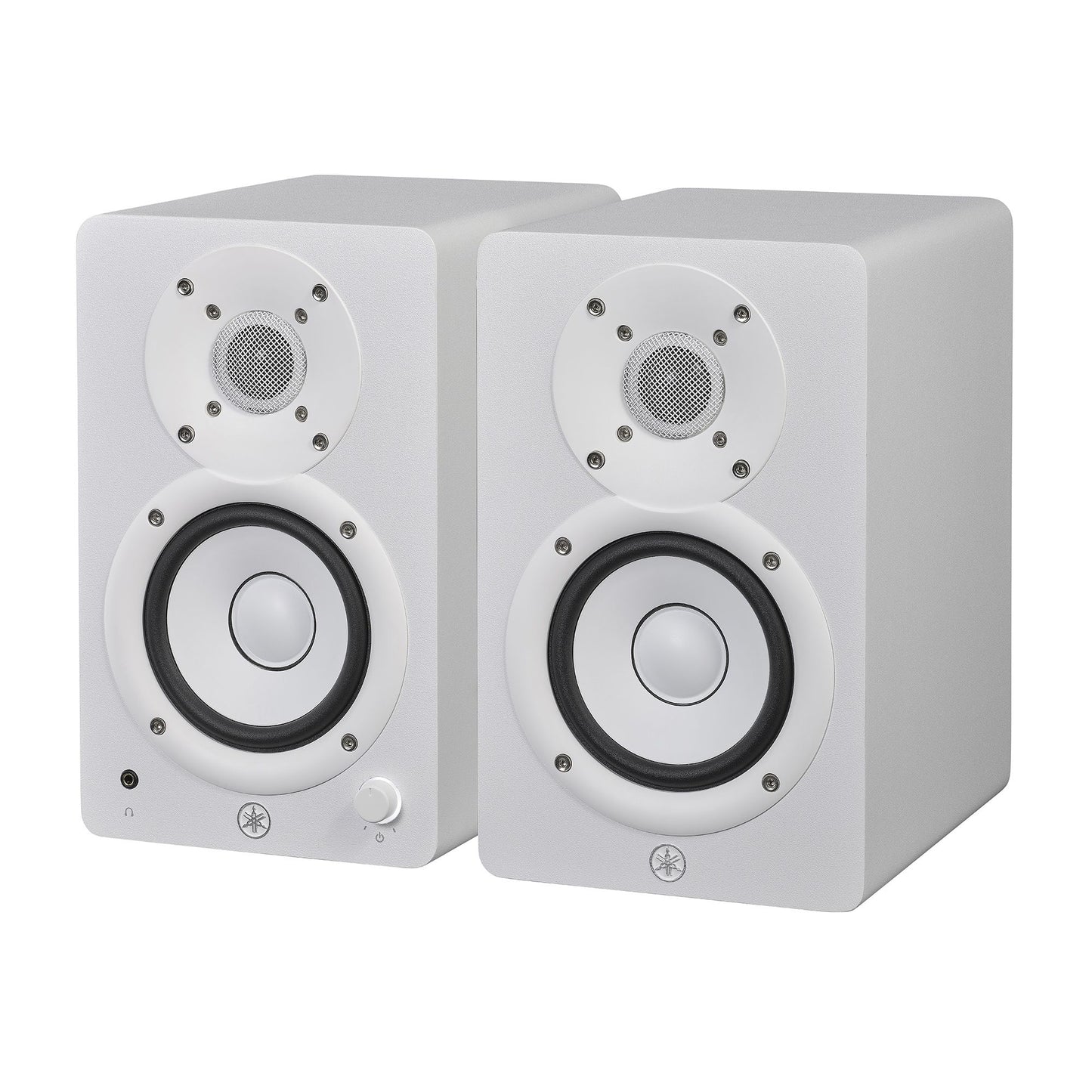 White - 4.5" Powered Studio Monitors - Pair