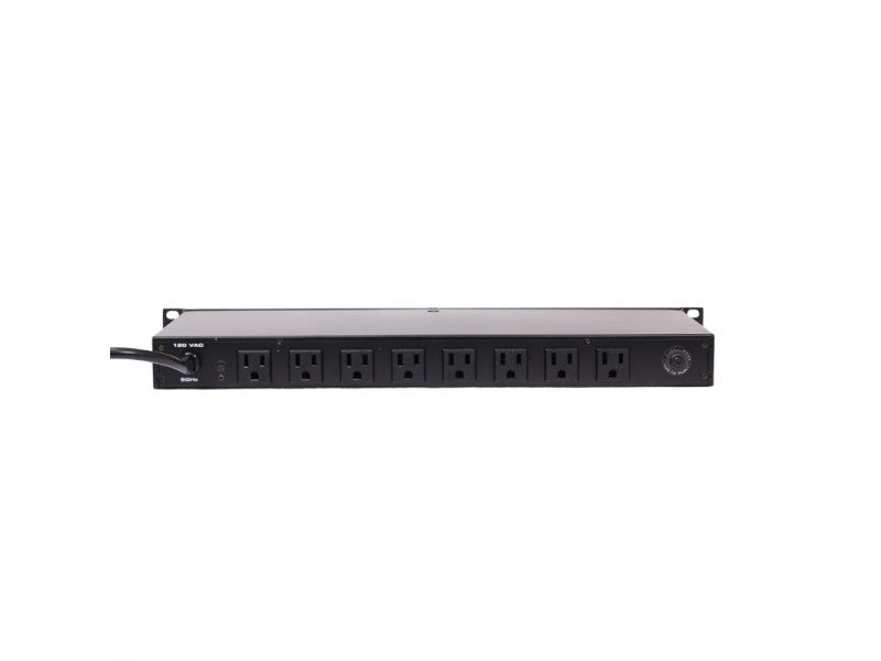 JG 8.0LED 19" PDU 8 out w/ LED lights