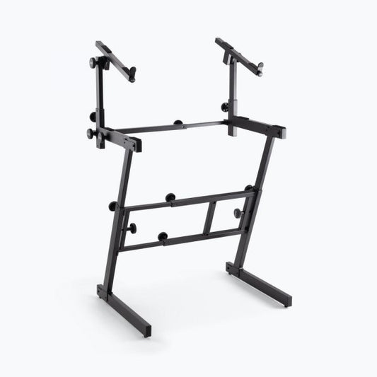 Folding-Z Keyboard Stand with Second Tier
