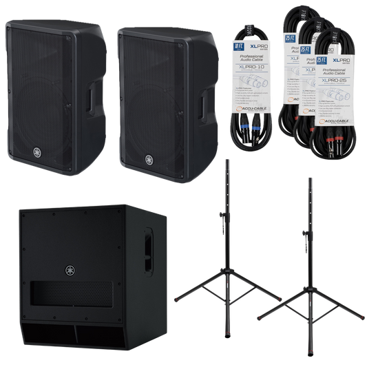 Large Speaker Package with Subwoofer