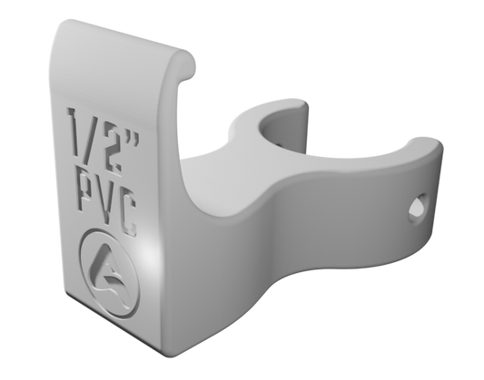 Vinyl Siding to Vertical Open Pipe Clips for PVC