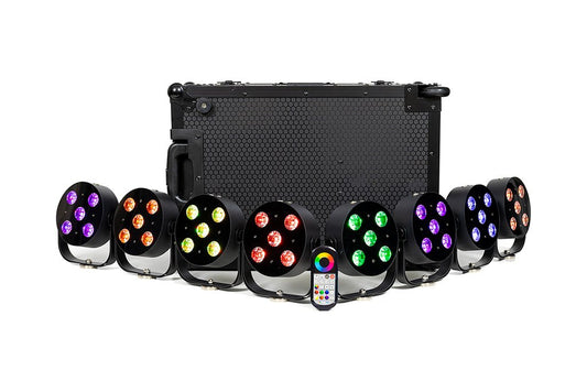 MobilePar HEX 5
8-Pack w/ Charging Road Case Trolley