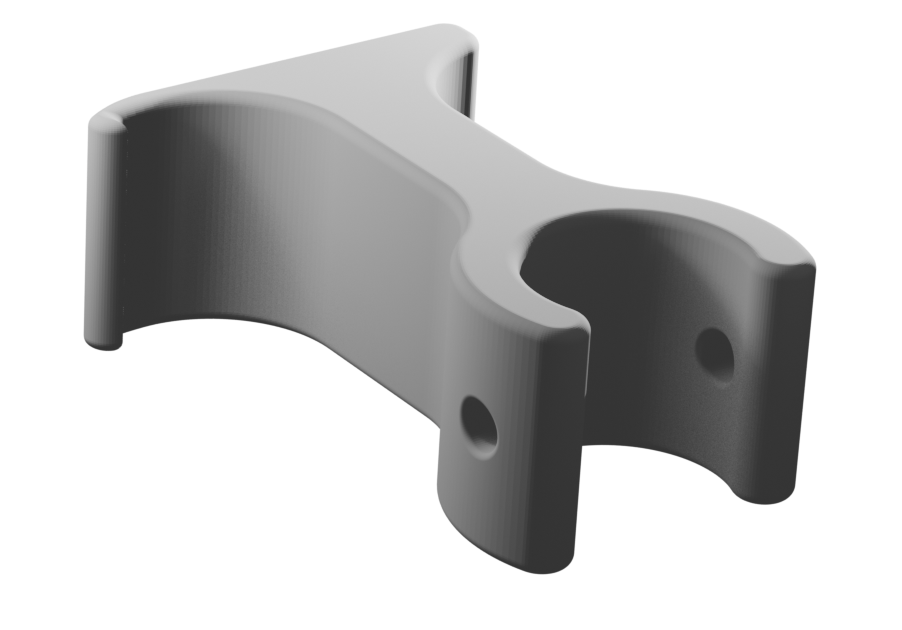 Vinyl Siding to Open Pipe Clips for EMT