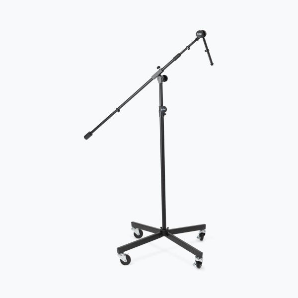 Tripod Studio Mic Boom with 7" Mini Boom Extension and Casters