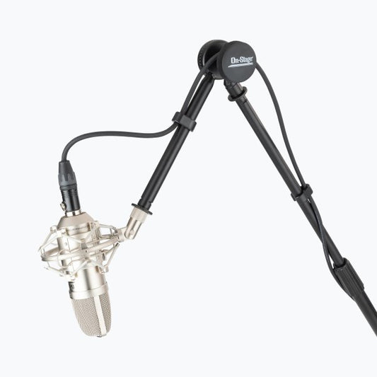 Tripod Studio Mic Boom with 7" Mini Boom Extension and Casters