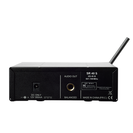 WMS40MINI Single Vocal Set