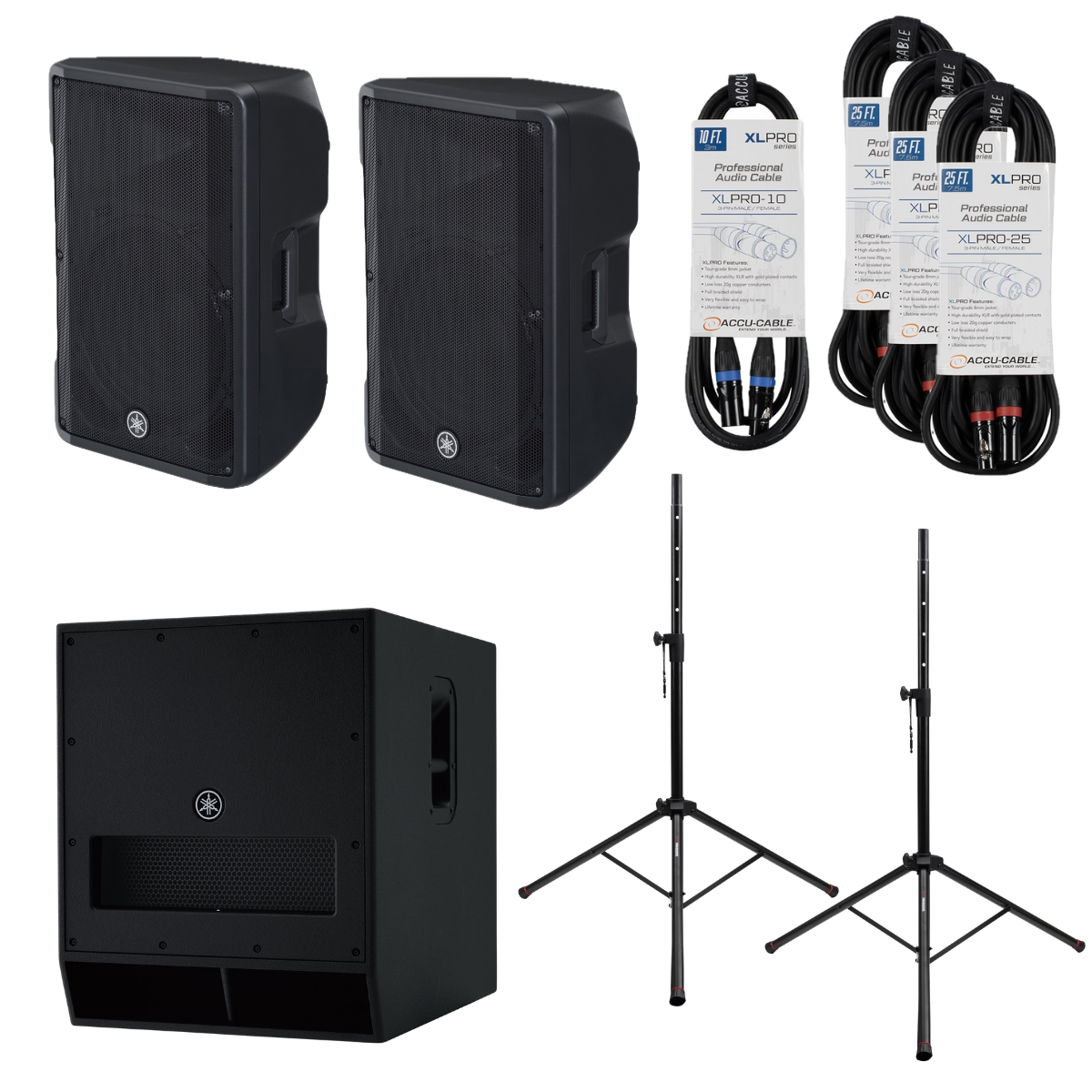 Small Speaker Package with Subwoofer