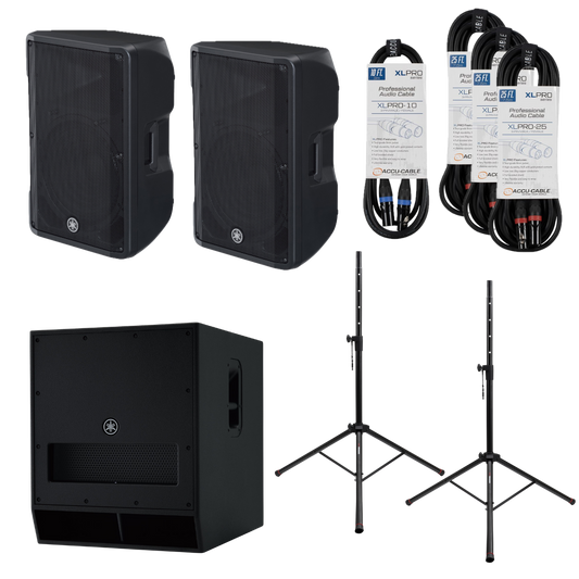 Small Speaker Package with Subwoofer