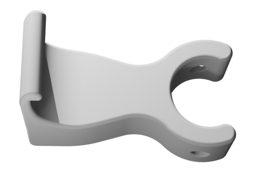 Vinyl Siding to Vertical Open Pipe Clips for PVC