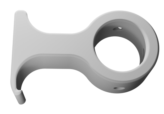 Vinyl Siding to Closed Pipe Clips for PVC