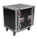 12U Standard Audio Road Rack w/ Casters